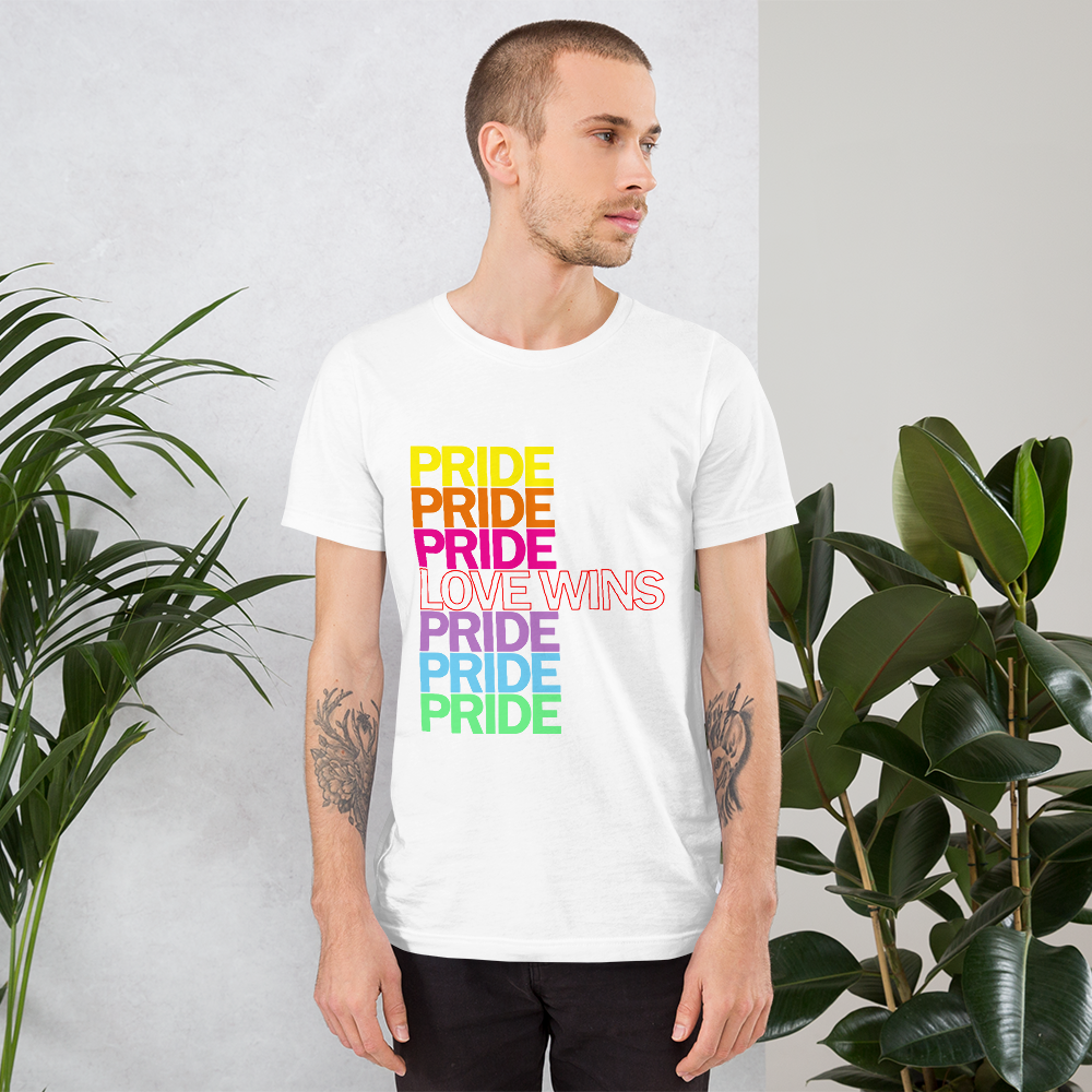 FEMME UNIV | LGBTQ PRIDEFEST Love Wins Pride Unisex Tees VARIETIES AVAILABLE