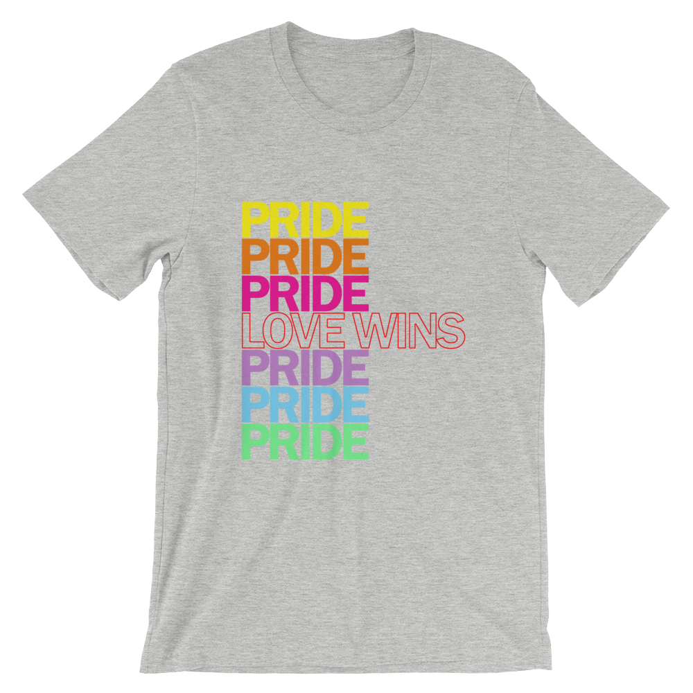 FEMME UNIV | LGBTQ PRIDEFEST Love Wins Pride Unisex Tees VARIETIES AVAILABLE