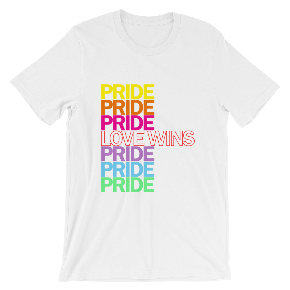 FEMME UNIV | LGBTQ PRIDEFEST Love Wins Pride Unisex Tees VARIETIES AVAILABLE