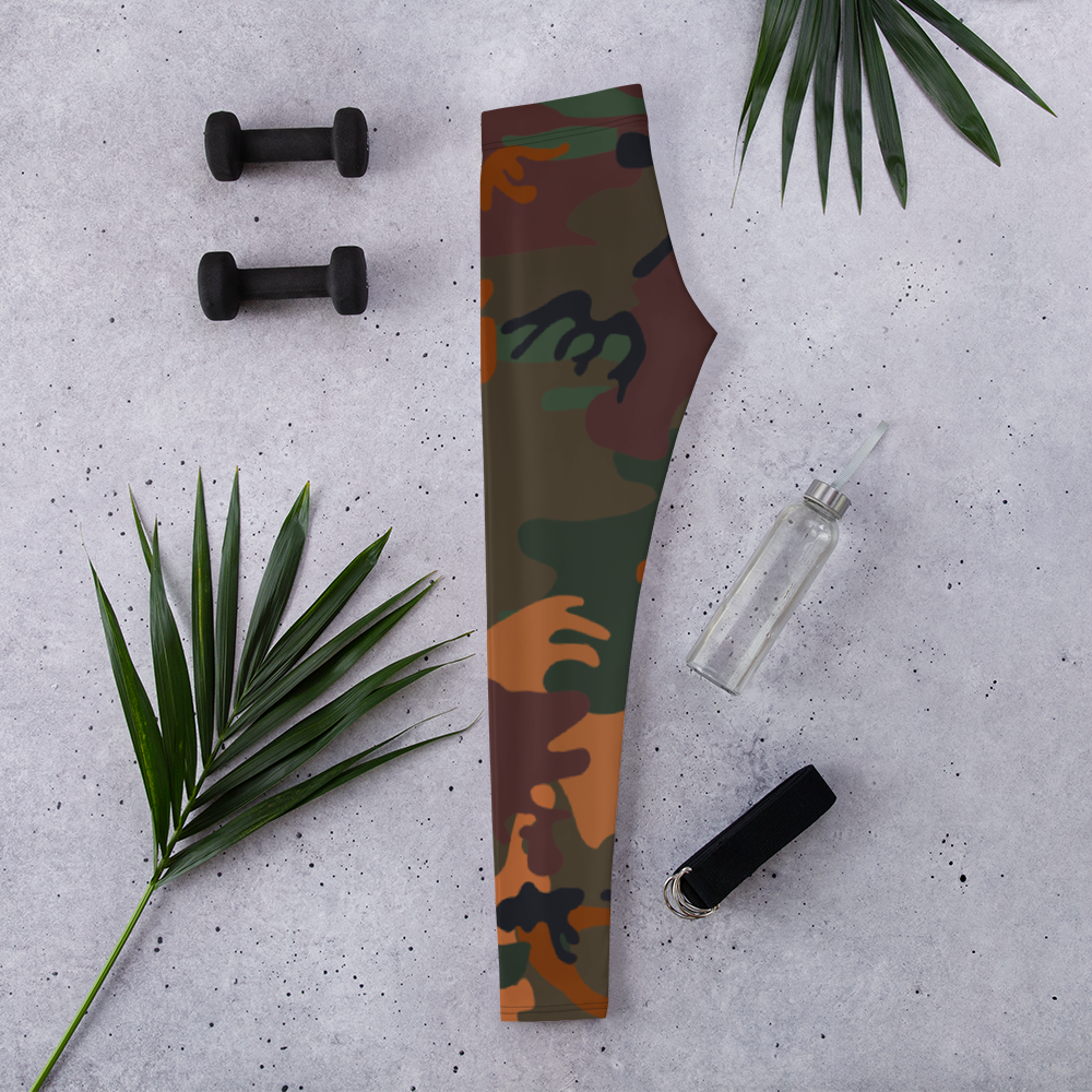 ROYAL WEAR | CAMO SAHARA NAMASTE ASHE COMFORT LEGGINGS
