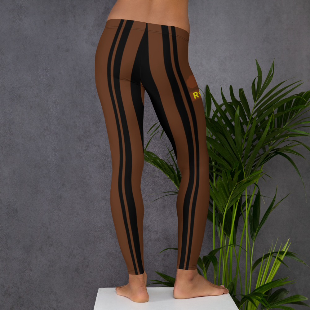 ROYAL. WEAR | ZEBRA CHROMA STRIPES LEGGINGS Coco Choco