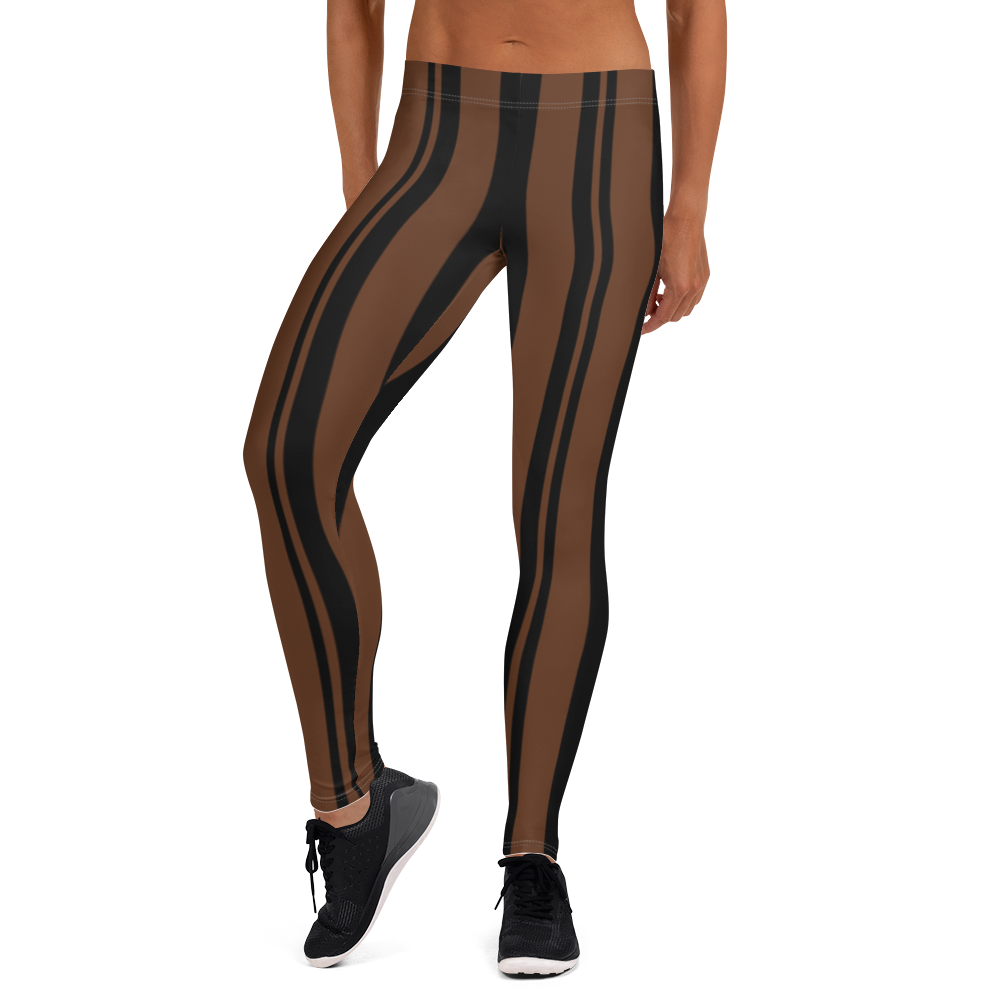 ROYAL. WEAR | ZEBRA CHROMA STRIPES LEGGINGS Coco Choco