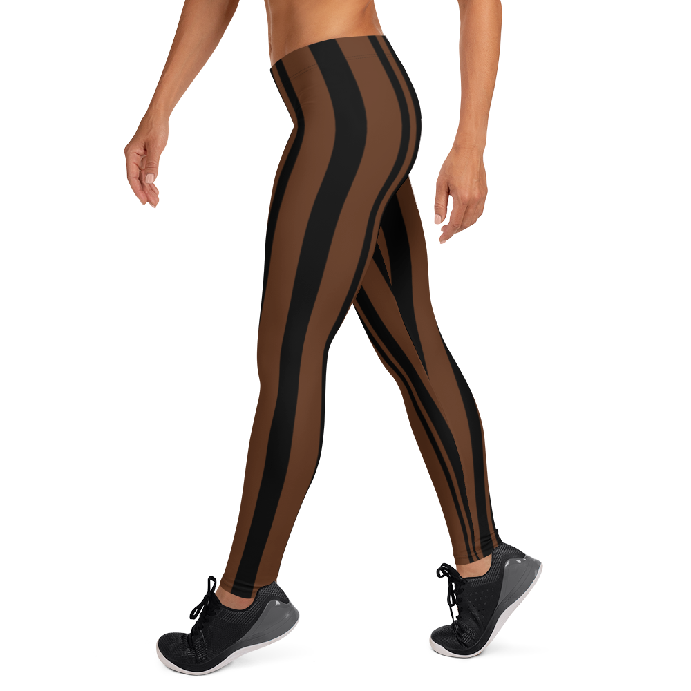 ROYAL. WEAR | ZEBRA CHROMA STRIPES LEGGINGS Coco Choco