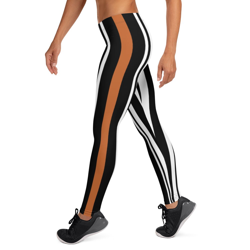 ROYAL. WEAR | ZEBRA CHROMA STRIPES LEGGINGS Fly Girl Original Zebra & Zebra Varieties