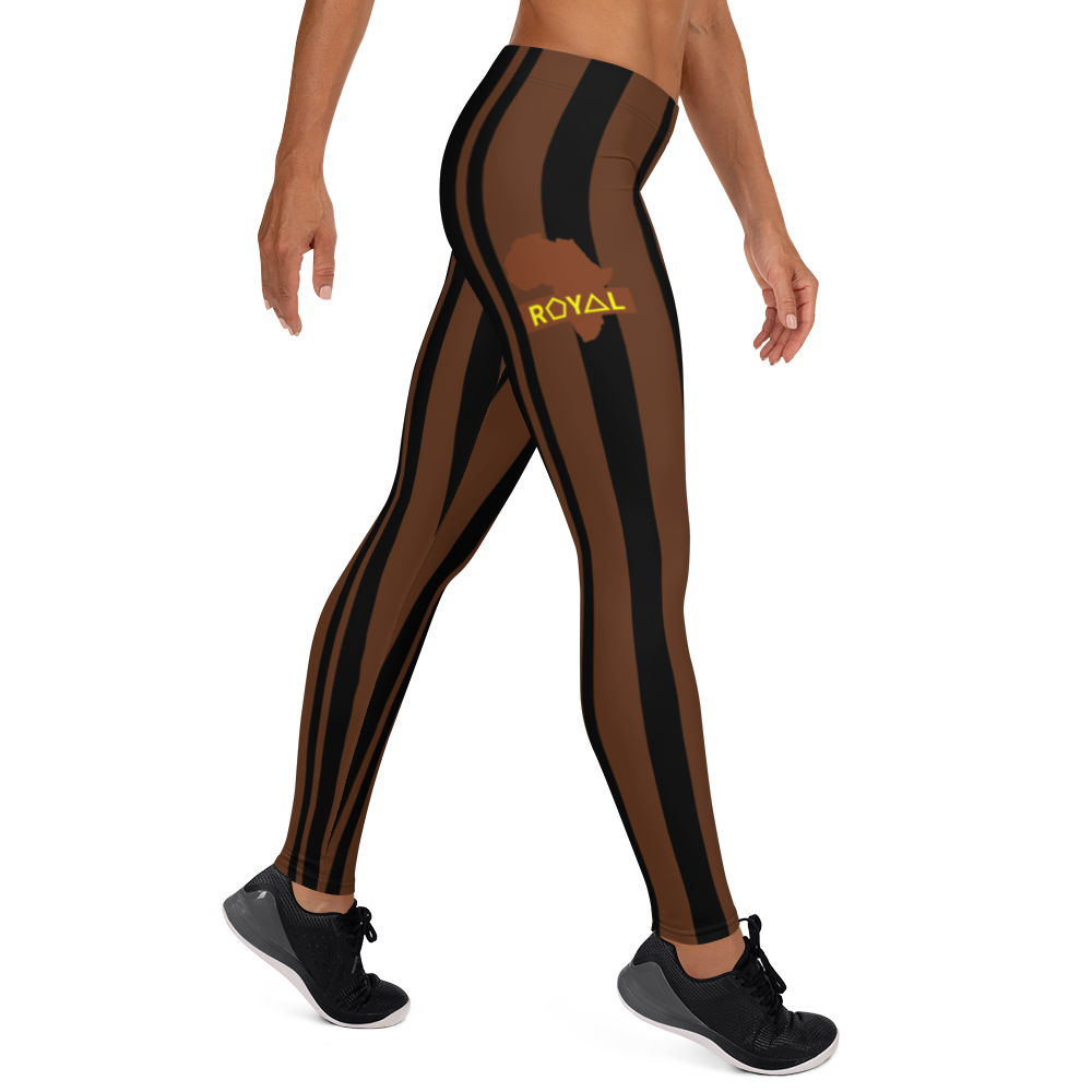 ROYAL. WEAR | ZEBRA CHROMA STRIPES LEGGINGS Coco Choco