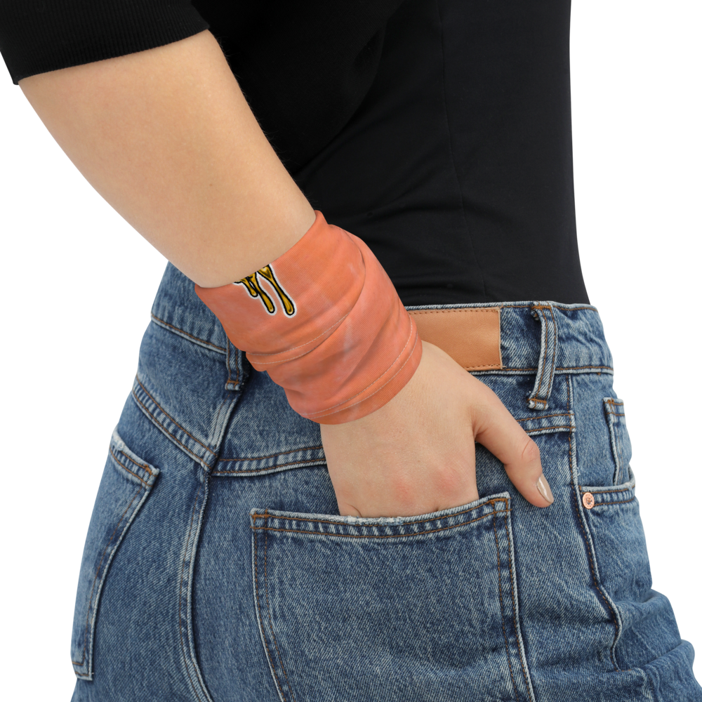 CRXWN | Drip or Dye Custom Tie Dye 3-in-1 UNISEX Gaiter ORANGE