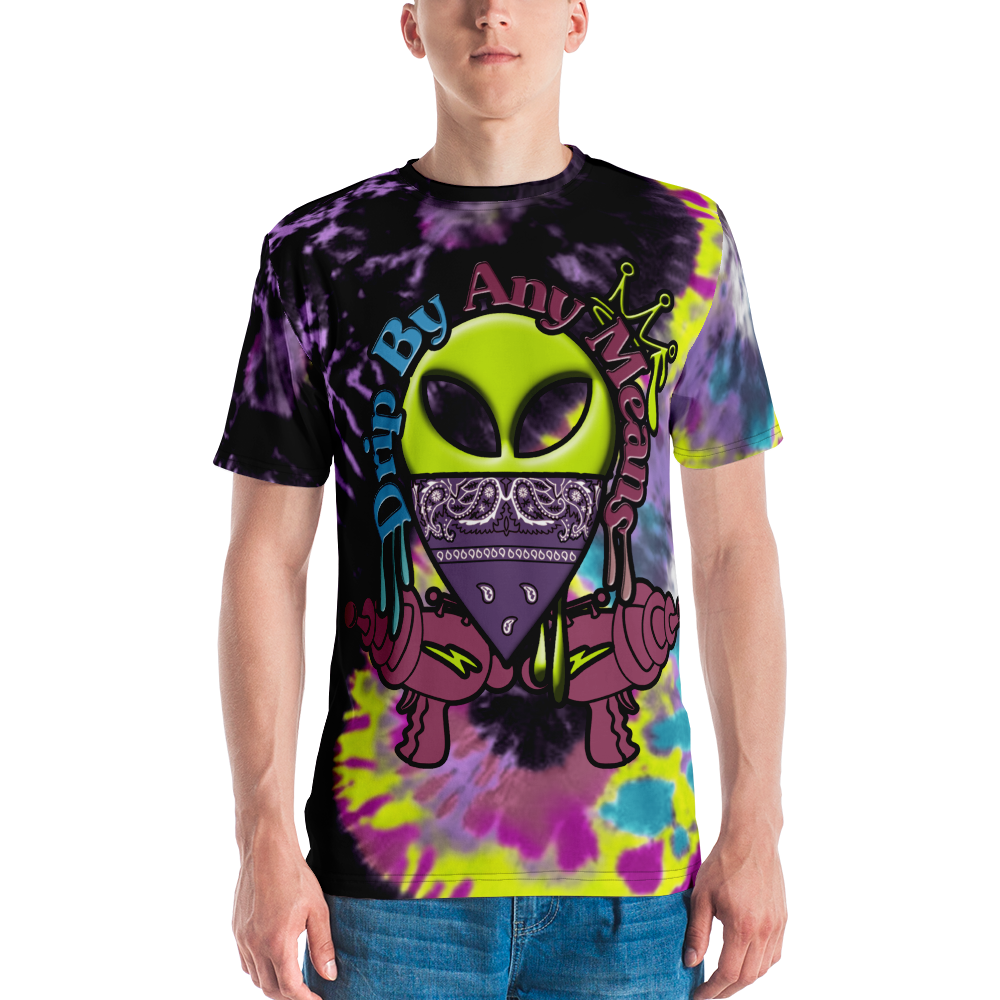 CRXWN | Drip or Dye Custom Tie Dye Crew Neck Jersey Tee 270 React