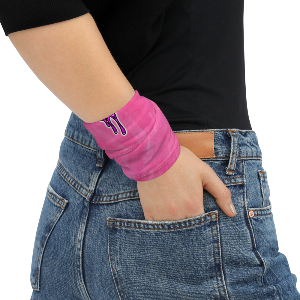 CRXWN | Drip or Dye Custom Tie Dye 3-in-1 UNISEX Gaiter PINK