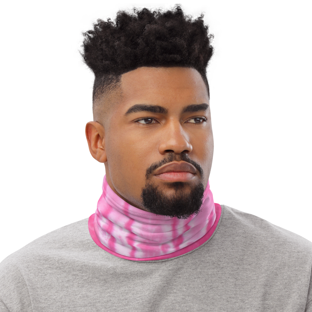 CRXWN | Drip or Dye Custom Tie Dye 3-in-1 UNISEX Gaiter PINK
