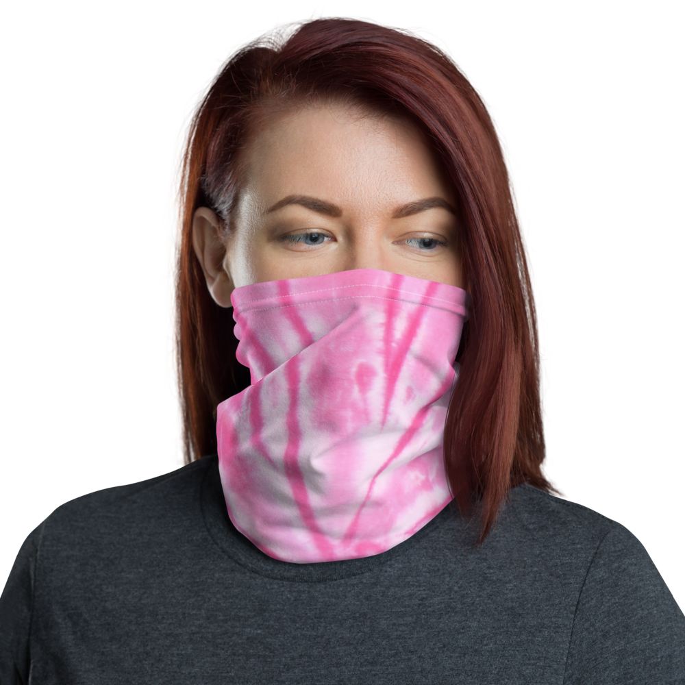 CRXWN | Drip or Dye Custom Tie Dye 3-in-1 UNISEX Gaiter PINK