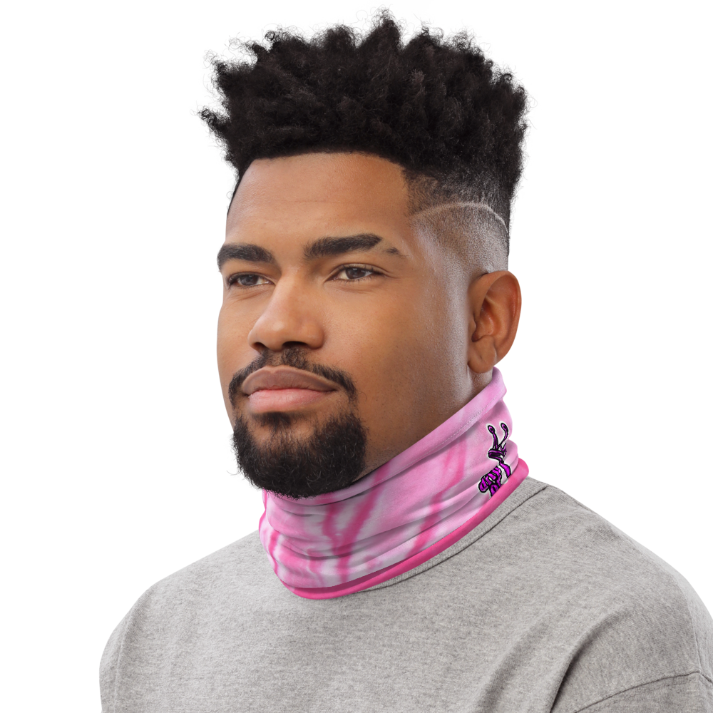 CRXWN | Drip or Dye Custom Tie Dye 3-in-1 UNISEX Gaiter PINK