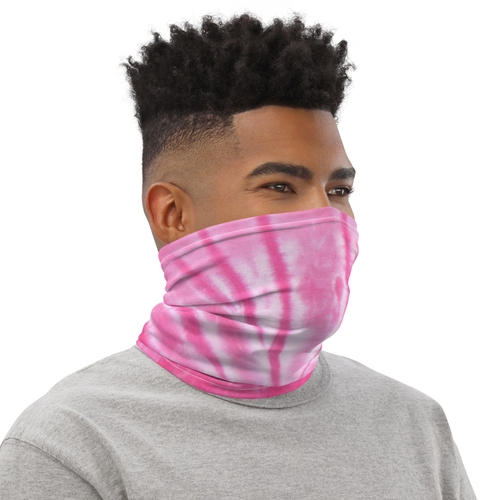 CRXWN | Drip or Dye Custom Tie Dye 3-in-1 UNISEX Gaiter PINK