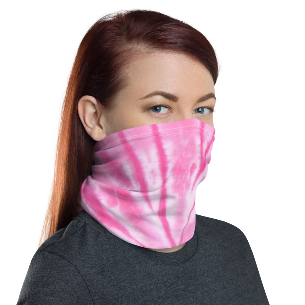 CRXWN | Drip or Dye Custom Tie Dye 3-in-1 UNISEX Gaiter PINK