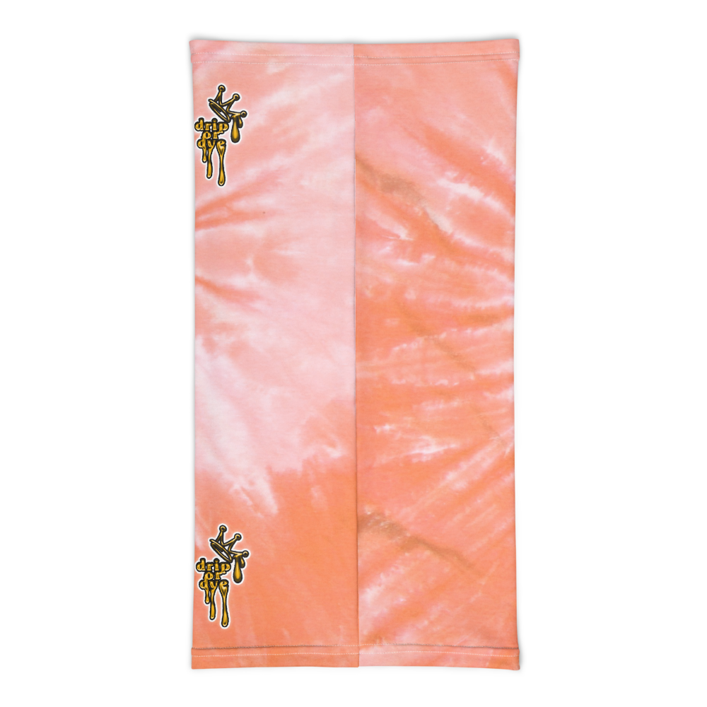 CRXWN | Drip or Dye Custom Tie Dye 3-in-1 UNISEX Gaiter ORANGE