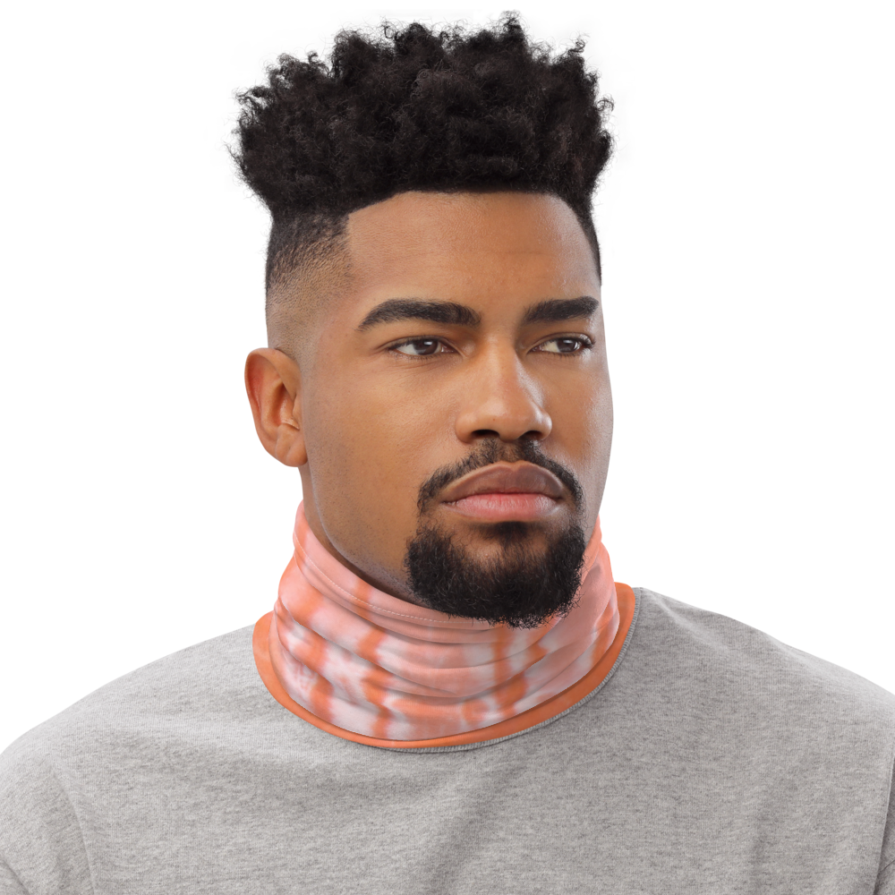 CRXWN | Drip or Dye Custom Tie Dye 3-in-1 UNISEX Gaiter ORANGE