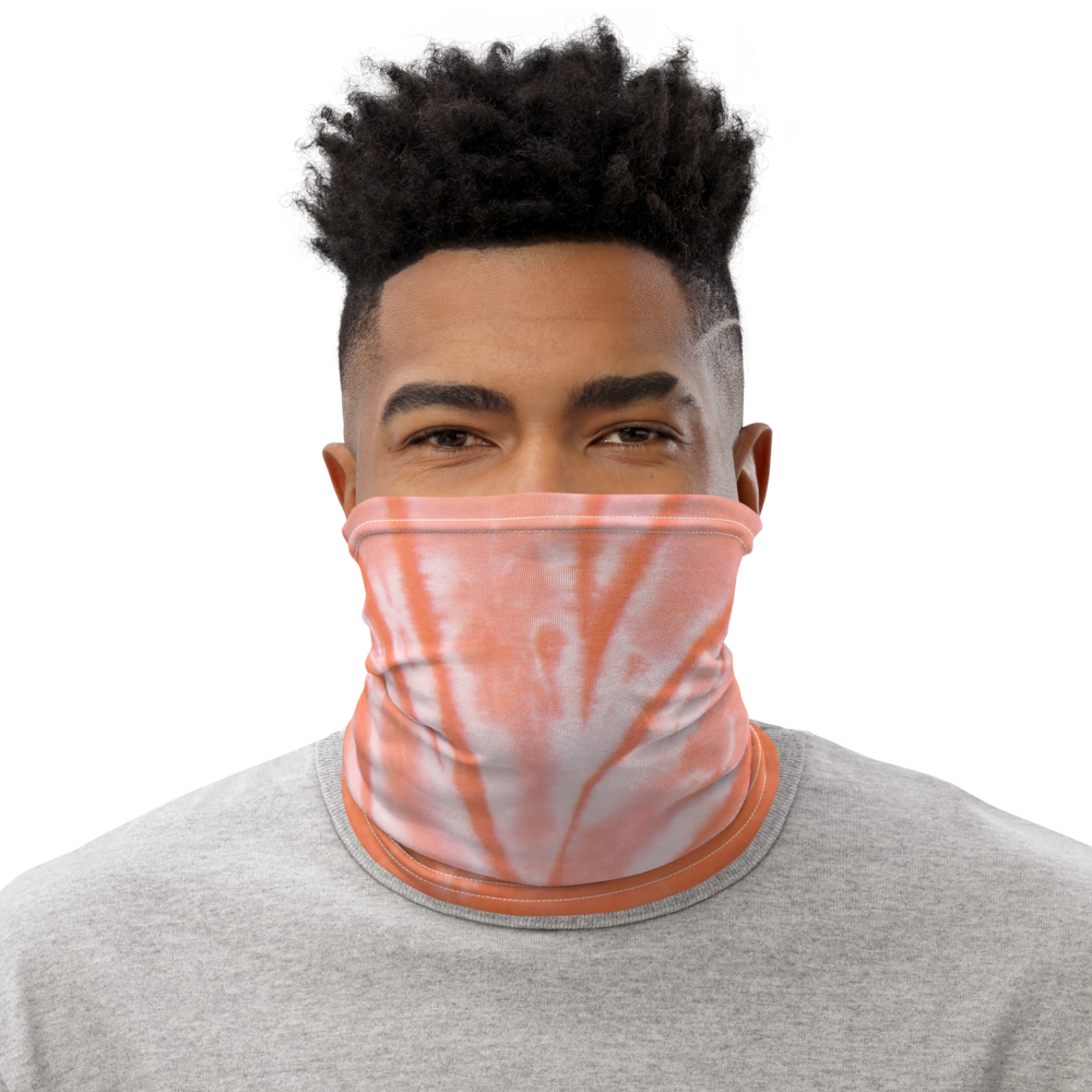 CRXWN | Drip or Dye Custom Tie Dye 3-in-1 UNISEX Gaiter ORANGE
