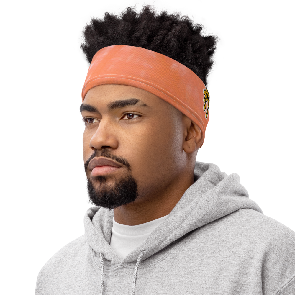 CRXWN | Drip or Dye Custom Tie Dye 3-in-1 UNISEX Gaiter ORANGE