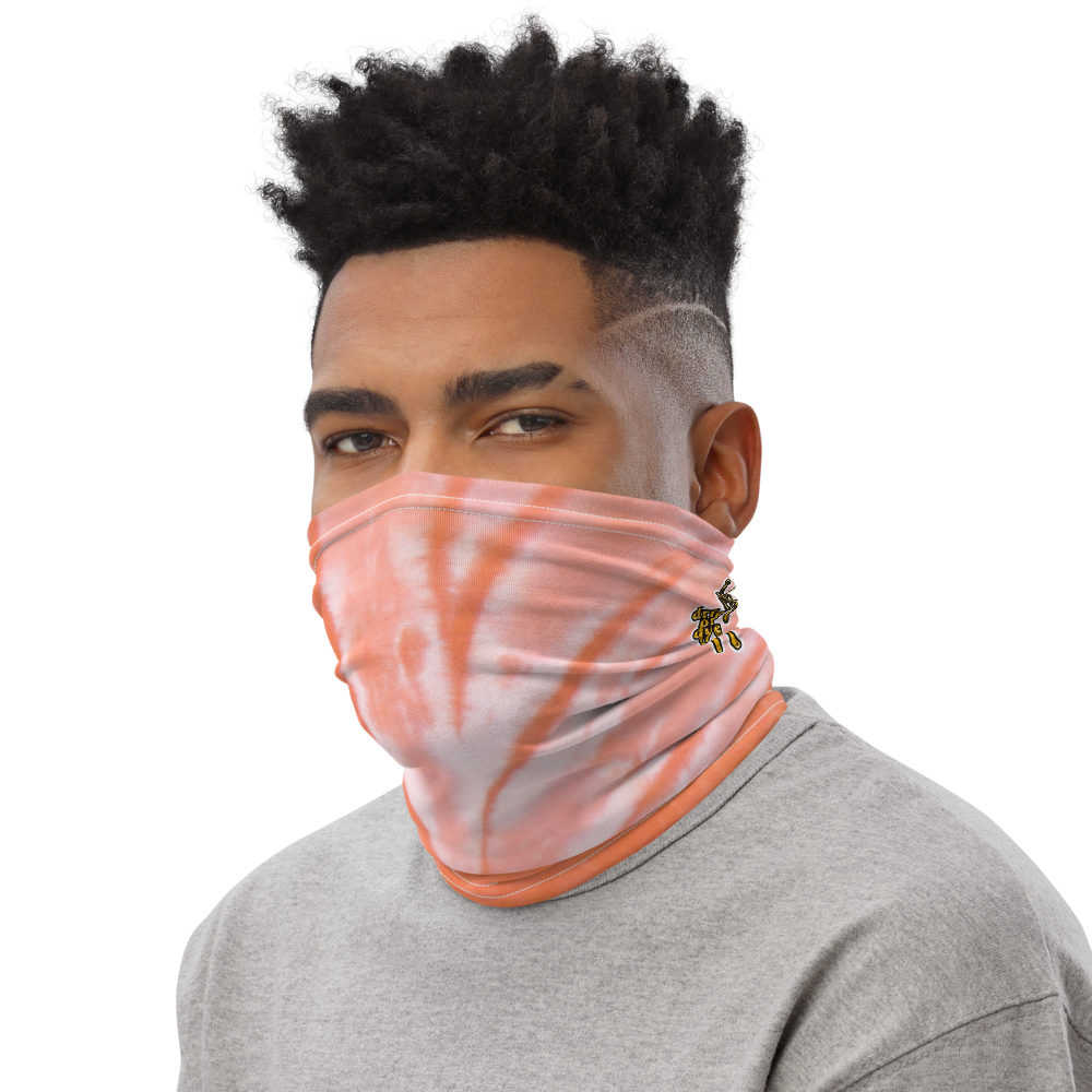 CRXWN | Drip or Dye Custom Tie Dye 3-in-1 UNISEX Gaiter ORANGE