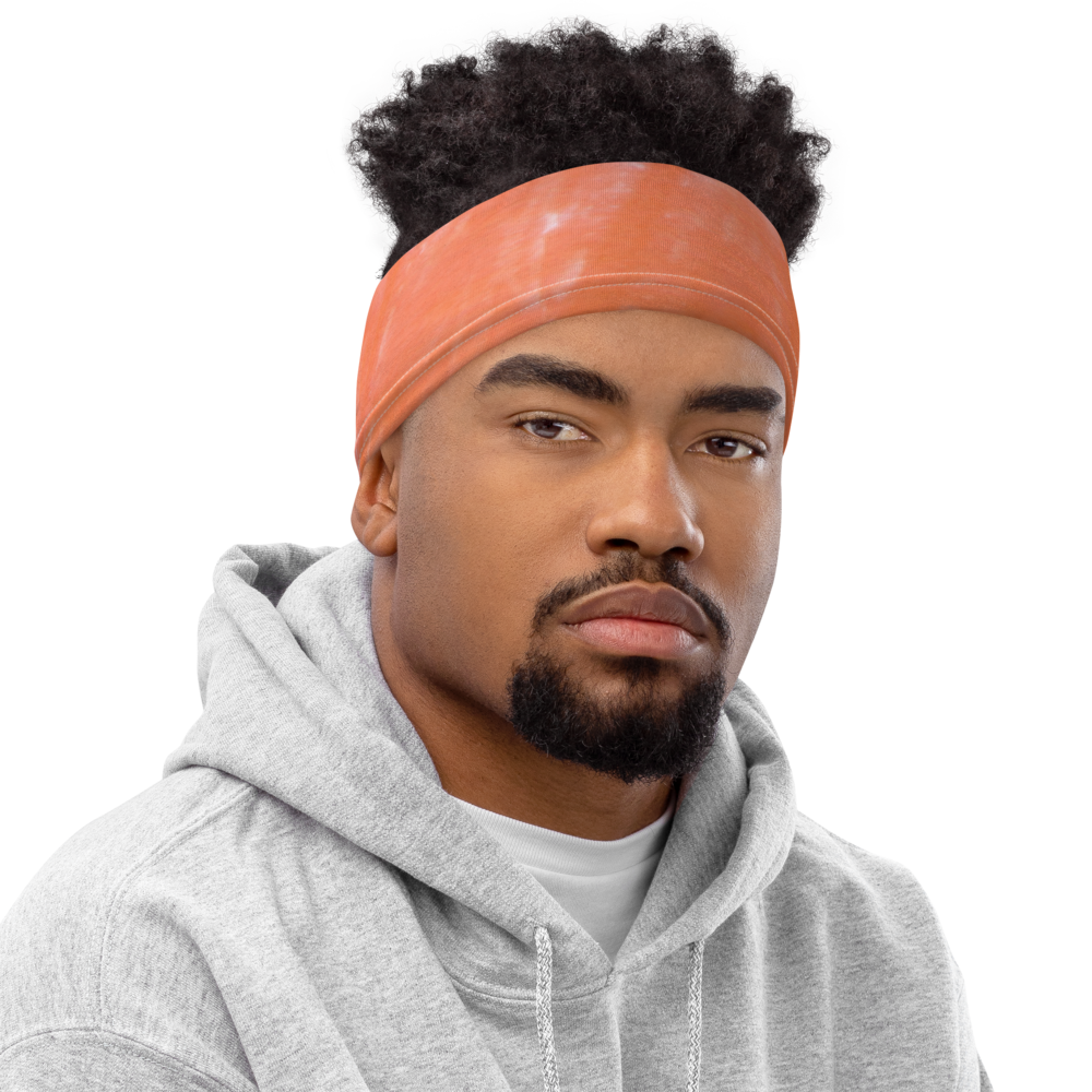 CRXWN | Drip or Dye Custom Tie Dye 3-in-1 UNISEX Gaiter ORANGE