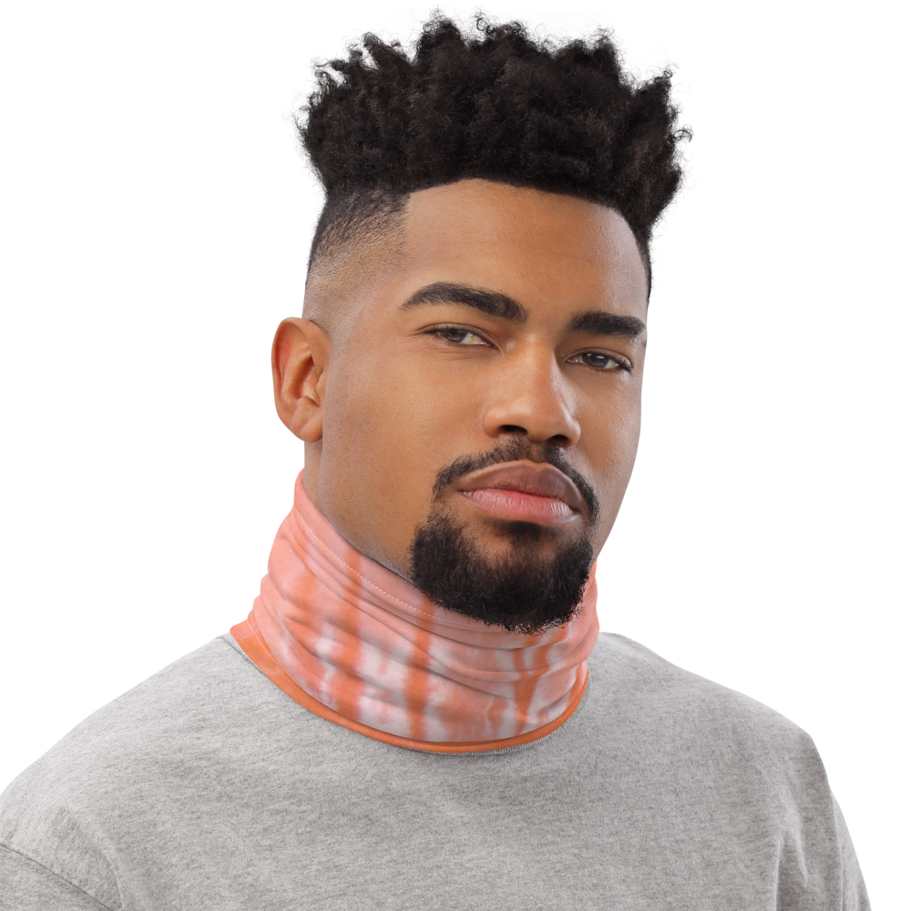 CRXWN | Drip or Dye Custom Tie Dye 3-in-1 UNISEX Gaiter ORANGE