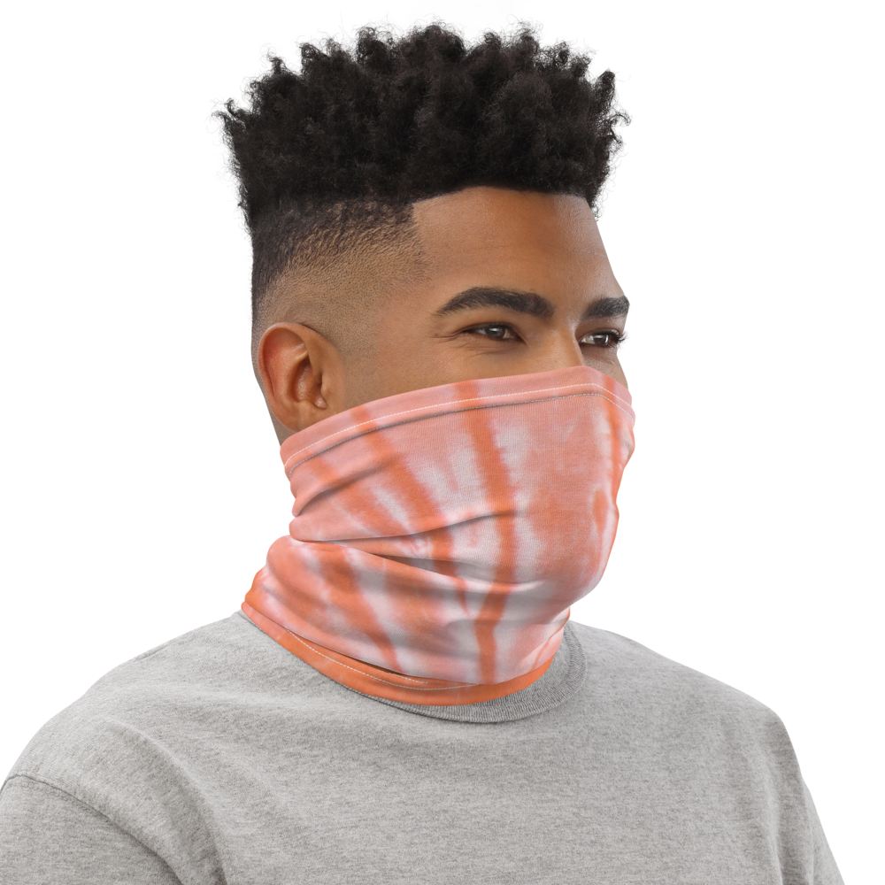 CRXWN | Drip or Dye Custom Tie Dye 3-in-1 UNISEX Gaiter ORANGE