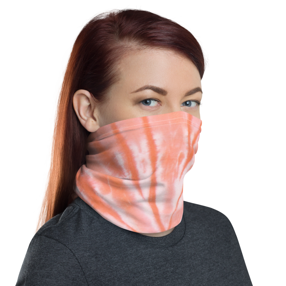 CRXWN | Drip or Dye Custom Tie Dye 3-in-1 UNISEX Gaiter ORANGE