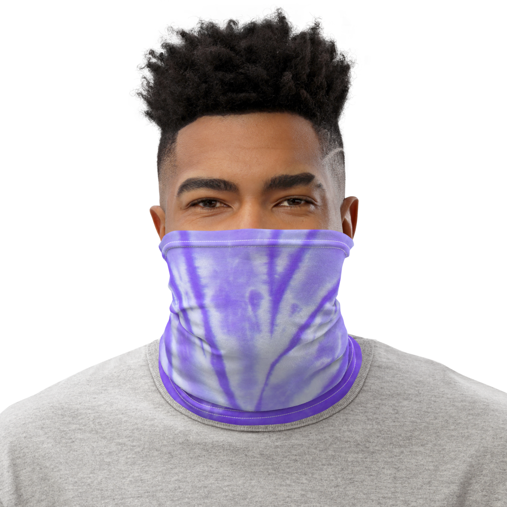 CRXWN | Drip or Dye Custom Tie Dye 3-in-1 UNISEX Gaiter PURPLE