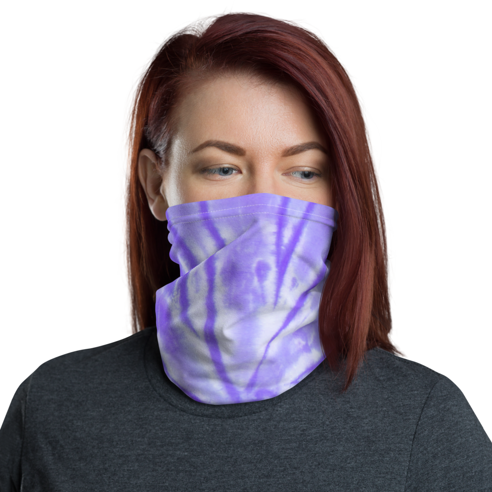 CRXWN | Drip or Dye Custom Tie Dye 3-in-1 UNISEX Gaiter PURPLE