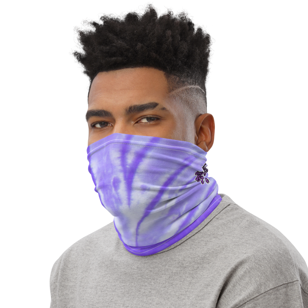 CRXWN | Drip or Dye Custom Tie Dye 3-in-1 UNISEX Gaiter PURPLE