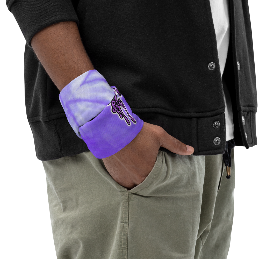 CRXWN | Drip or Dye Custom Tie Dye 3-in-1 UNISEX Gaiter PURPLE
