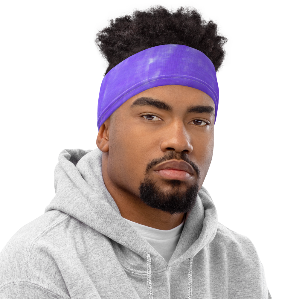 CRXWN | Drip or Dye Custom Tie Dye 3-in-1 UNISEX Gaiter PURPLE