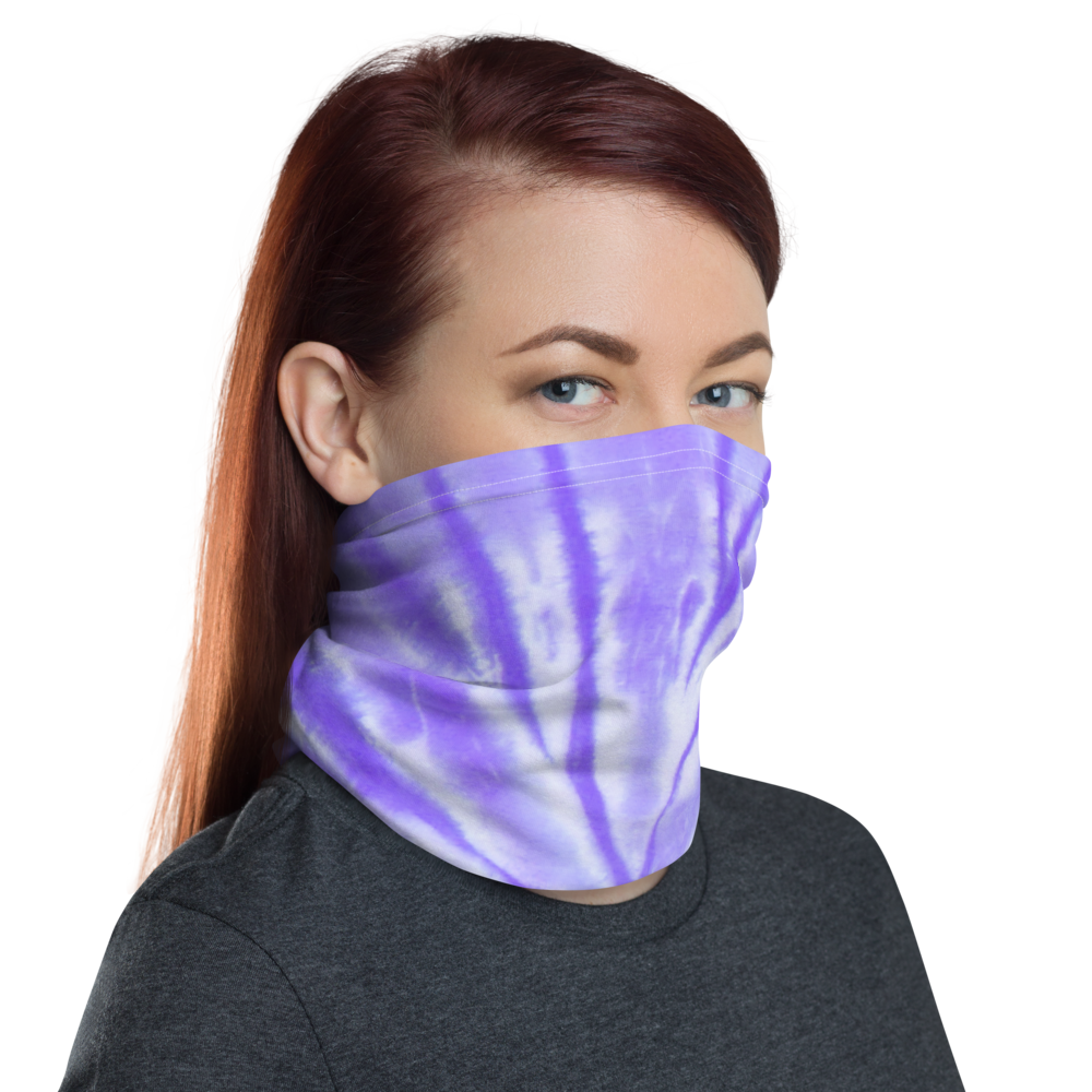 CRXWN | Drip or Dye Custom Tie Dye 3-in-1 UNISEX Gaiter PURPLE