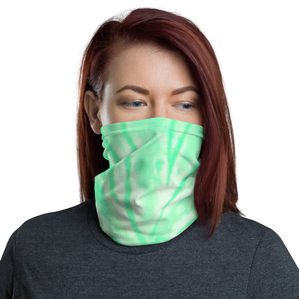 CRXWN | Drip or Dye Custom Tie Dye 3-in-1 UNISEX Gaiter SEAFOAM
