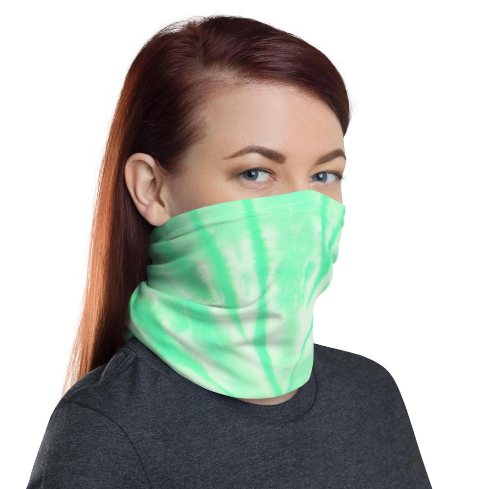 CRXWN | Drip or Dye Custom Tie Dye 3-in-1 UNISEX Gaiter SEAFOAM