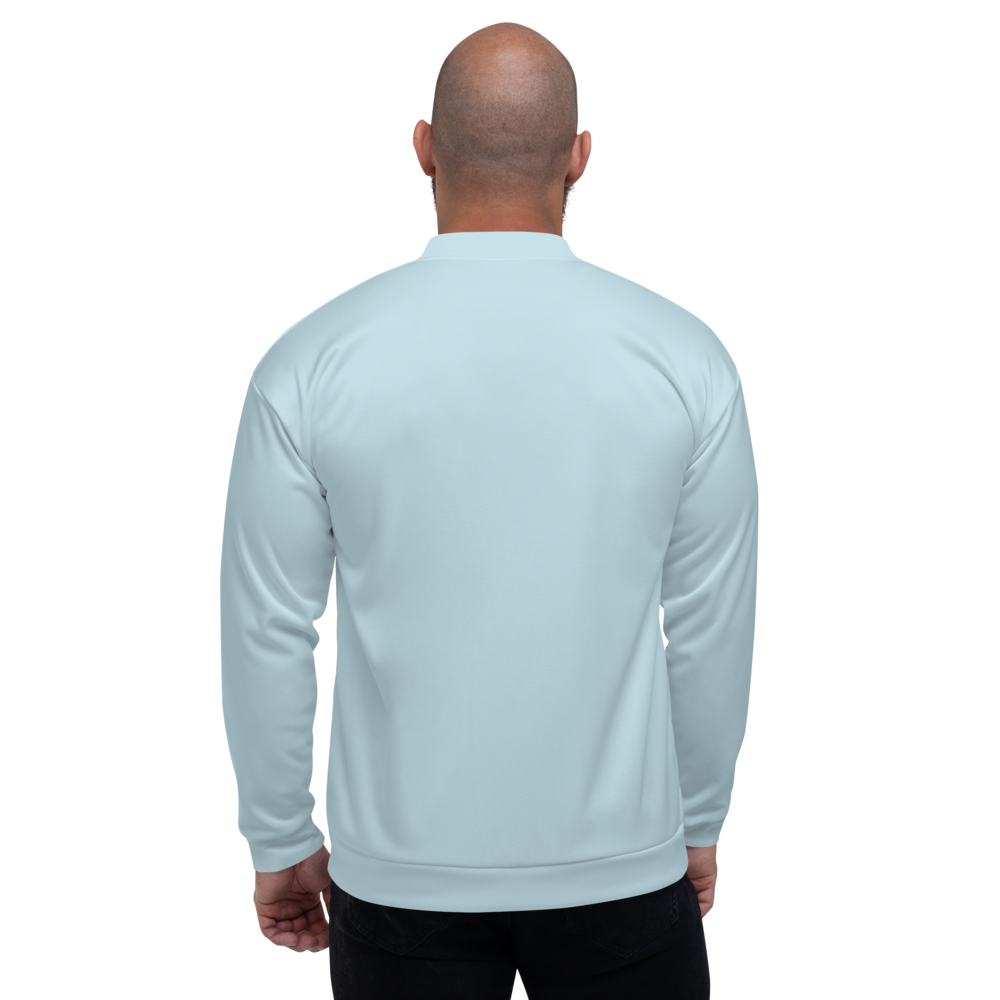 CRXWN | Drip or Dye Sunblocked Run Star Hike Sky Blue Solid UNISEX Bomber Jacket