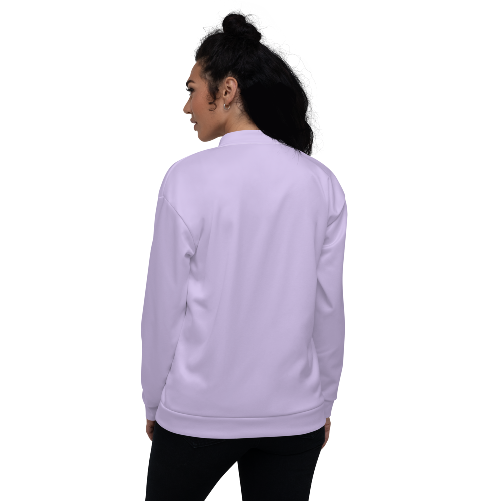 CRXWN | Drip or Dye Sunblocked Run Star Hike Pastel Purple Solid UNISEX Bomber Jacket