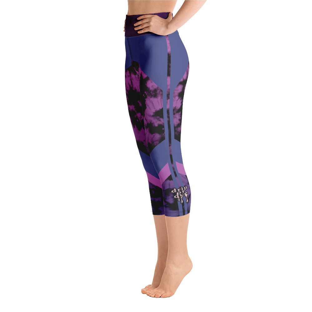 CRXWN | Drip or Dye Max 720 Bubble Pack HER Collection Acid Wash Tye Dye Yoga Capri Leggings