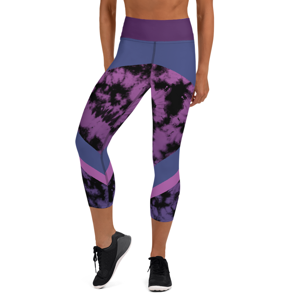 CRXWN | Drip or Dye Max 720 Bubble Pack HER Collection Acid Wash Tye Dye Yoga Capri Leggings
