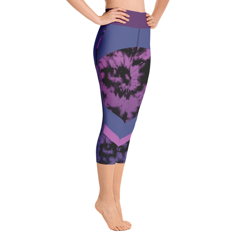 CRXWN | Drip or Dye Max 720 Bubble Pack HER Collection Acid Wash Tye Dye Yoga Capri Leggings