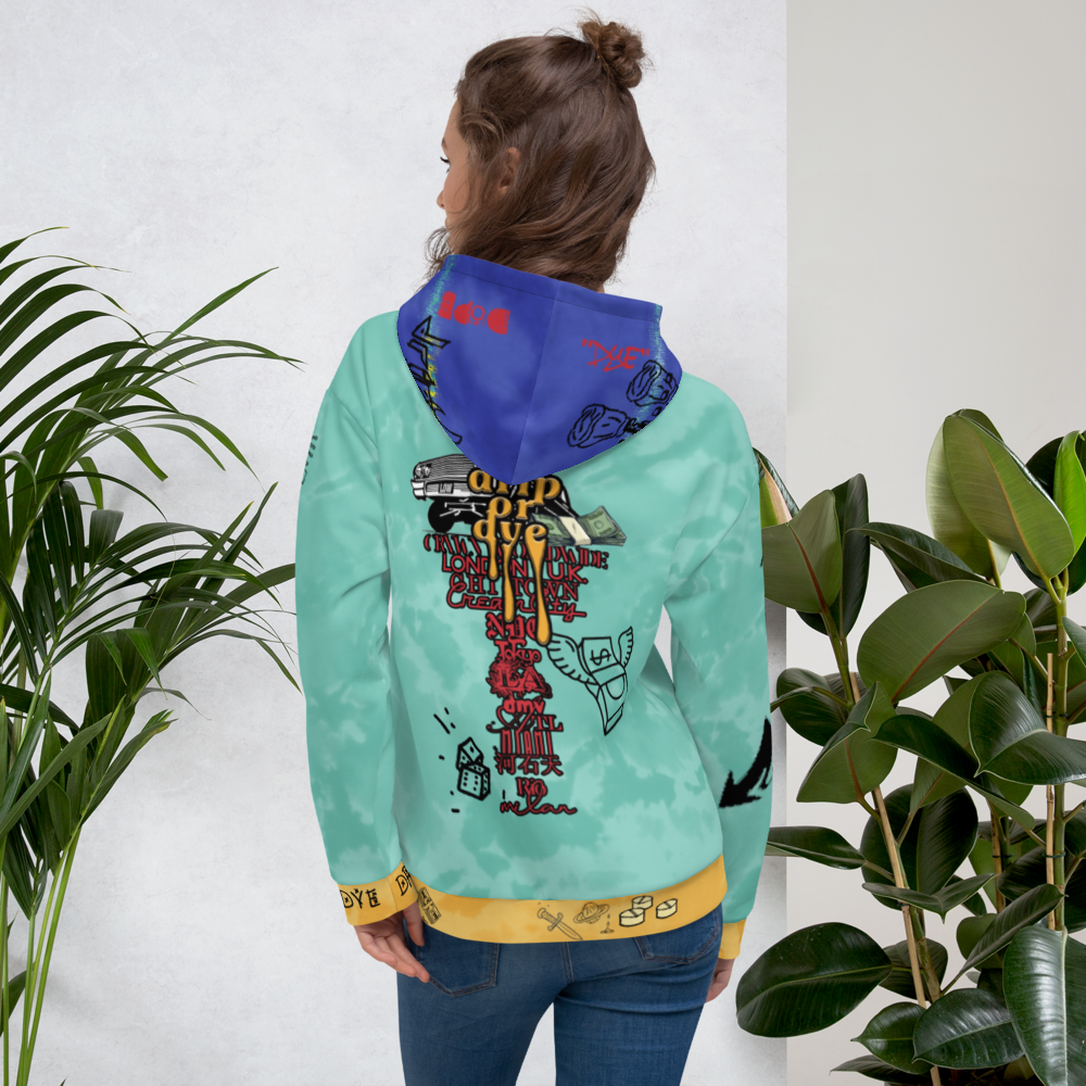 CRXWN | Drip or Dye Max 270 React Bauhaus Acid Wash UNISEX Hoodie