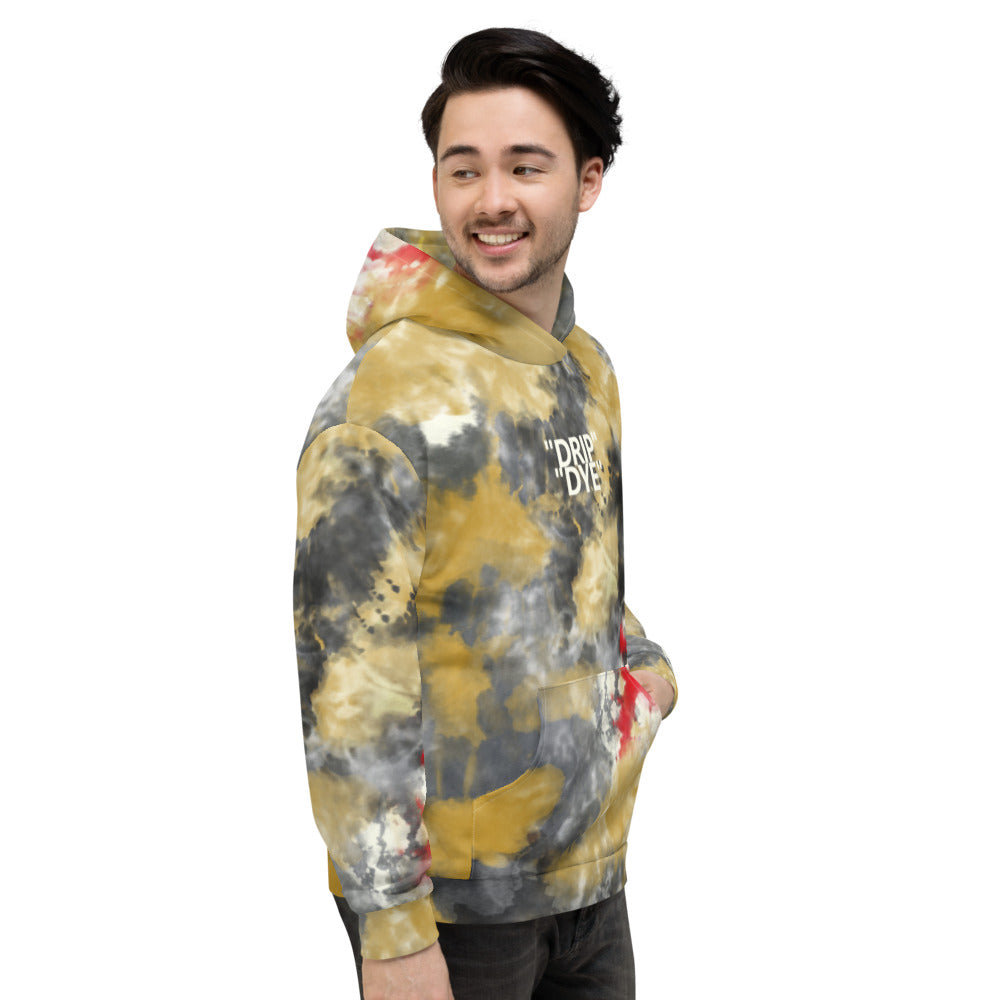 CRXWN | Drip or Dye 5 Retro Off White X Ice Dye UNISEX Hoodie