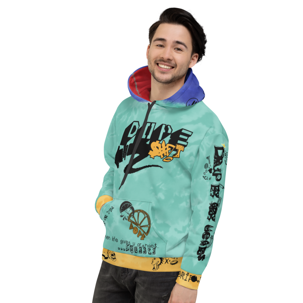 CRXWN | Drip or Dye Max 270 React Bauhaus Acid Wash UNISEX Hoodie