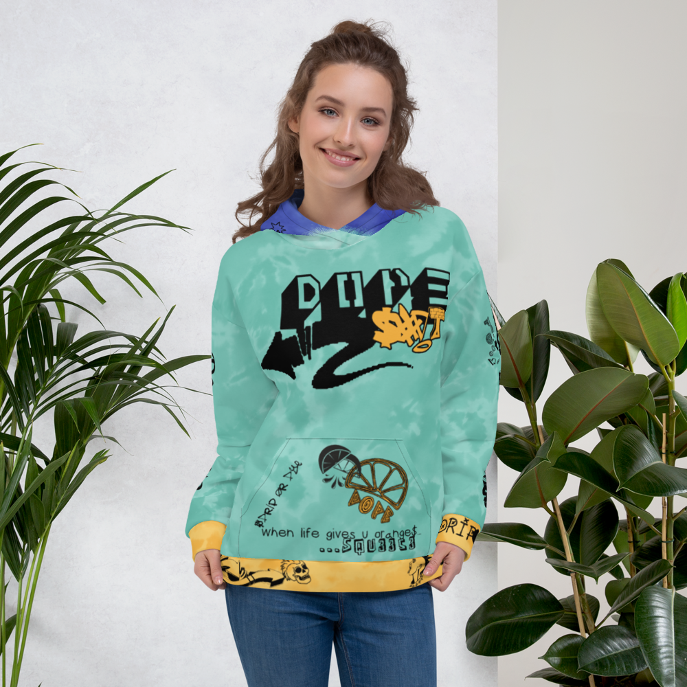 CRXWN | Drip or Dye Max 270 React Bauhaus Acid Wash UNISEX Hoodie