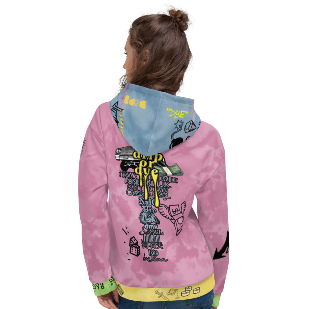 CRXWN | Drip or Dye Aerospace 720 Lyrical Lemon Dope Acid Wash UNISEX Hoodie 1