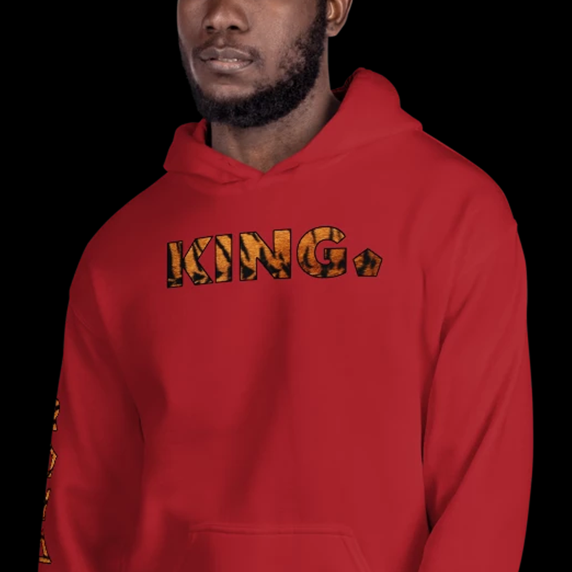 ROYAL. WEAR | HUMAN-IMAL KING STATEMENT HOODIE ZEN FIGHTER TIGER COLOR VARIETIES
