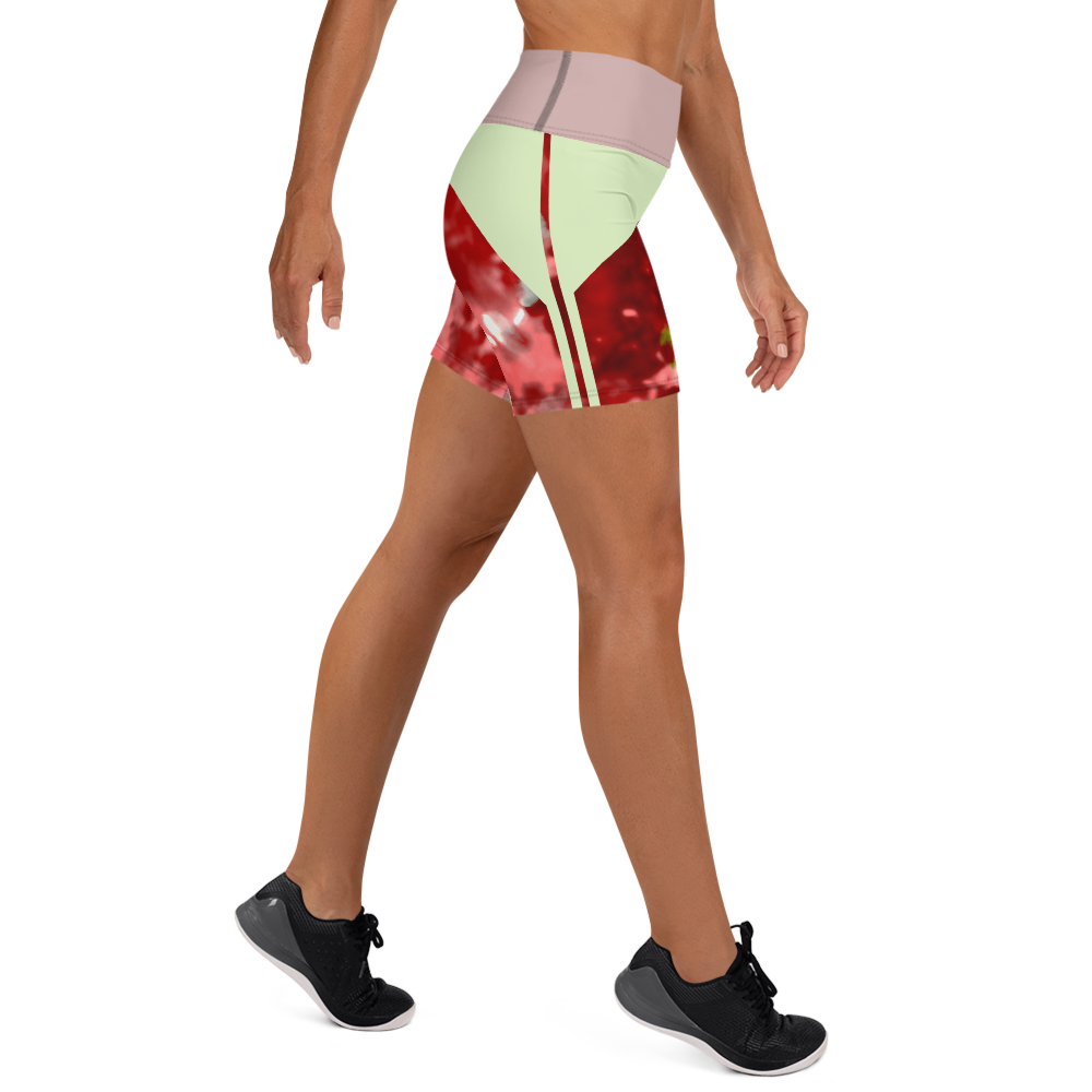 CRXWN | Drip or Dye Max Verona Guava Ice HER Collection Acid Wash Tye Dye Yoga Shorts