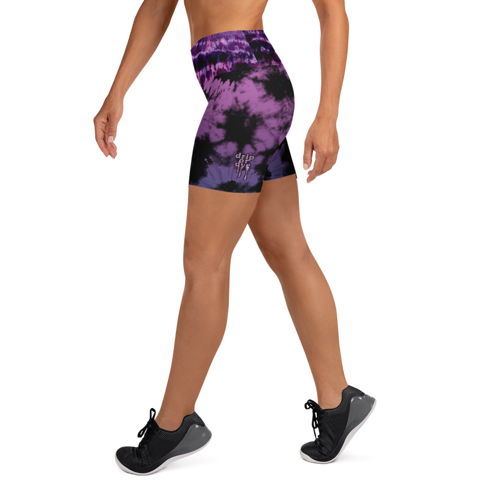 CRXWN | Drip or Dye Max 720 Bubble Pack HER Collection Acid Wash Tye Dye Yoga Shorts