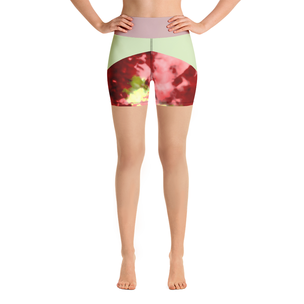 CRXWN | Drip or Dye Max Verona Guava Ice HER Collection Acid Wash Tye Dye Yoga Shorts