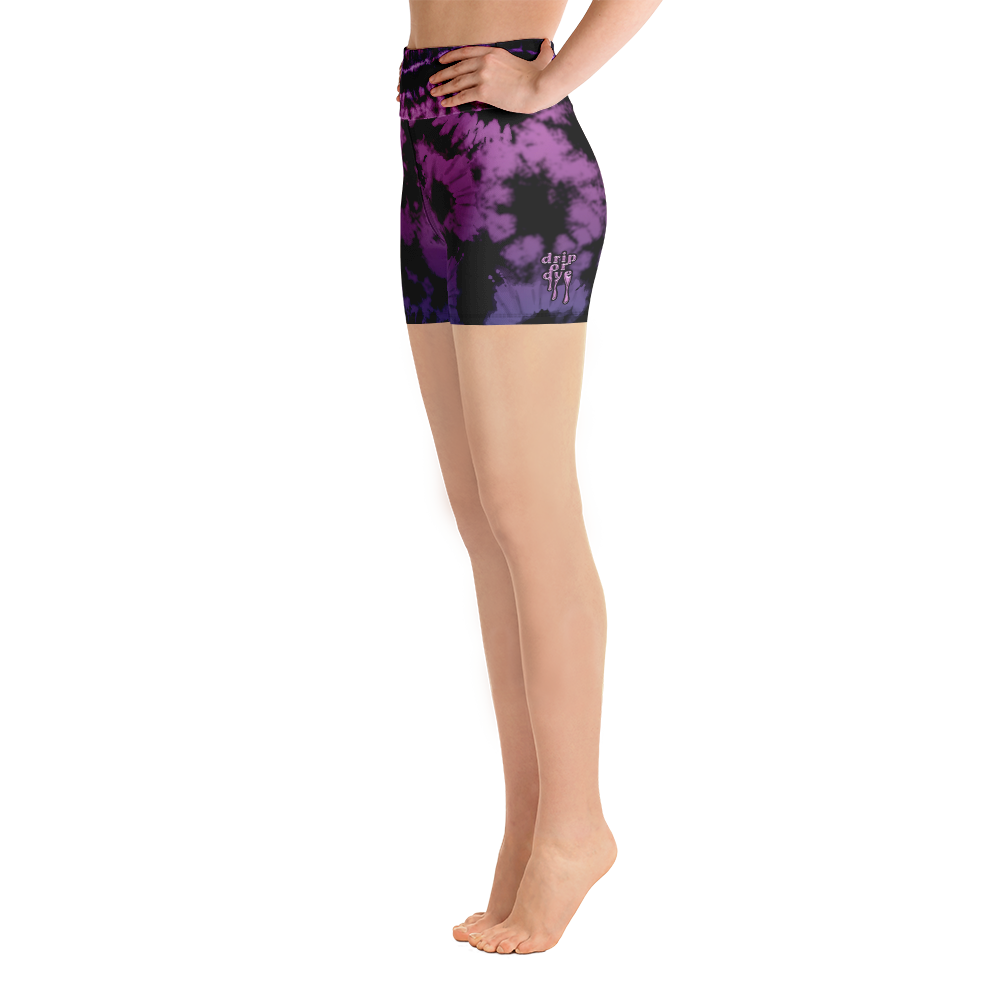 CRXWN | Drip or Dye Max 720 Bubble Pack HER Collection Acid Wash Tye Dye Yoga Shorts