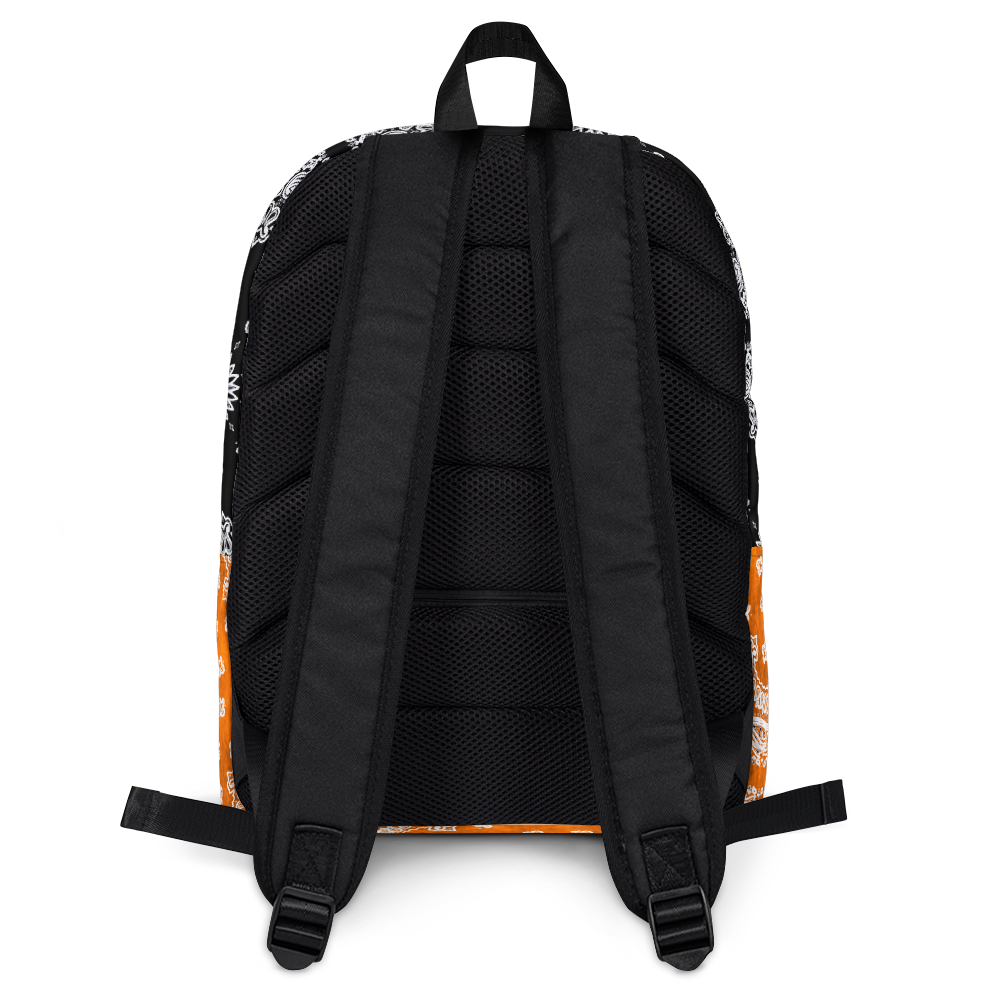 ROYAL ICONIC | Bandana Flag Tie Dye Aether Pour Color Block BACKPACK HueMan Gang Acid Wash Ice Dye Sienna Orange Sunset
